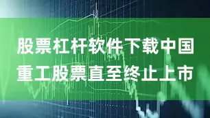股票杠杆软件下载中国重工股票直至终止上市